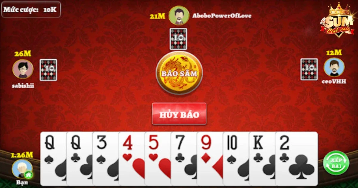 Game Bài Sâm Lốc SUMCLUB – Game Tốc Độ Với Thưởng Lớn 3 Tạo Lợi Thế Với Các Nước Đi Chiến Lược Khi Chơi Sâm Lốc