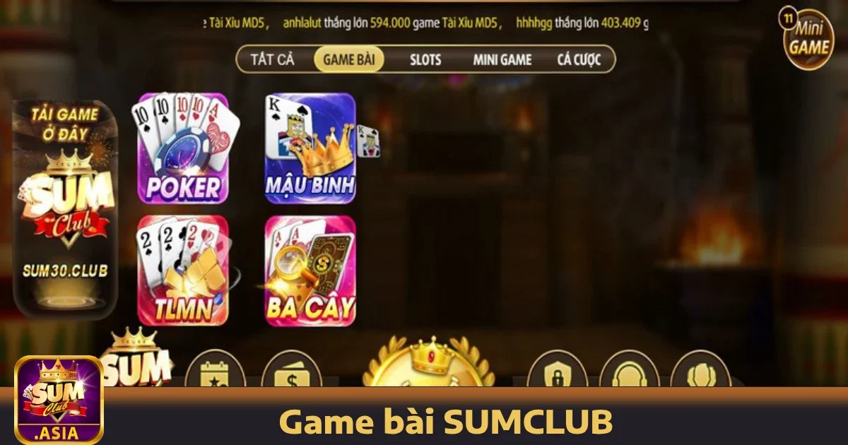 Game bài SUMCLUB 2 Vì sao nên chọn Game bài SUMCLUB?