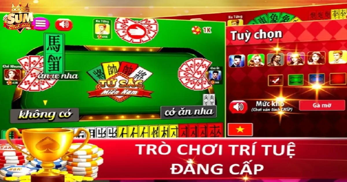 Game Bài Tứ Sắc Dân Gian SUMCLUB Với Giao Diện Hiện Đại 3 Các hình thức cược trong trò chơi