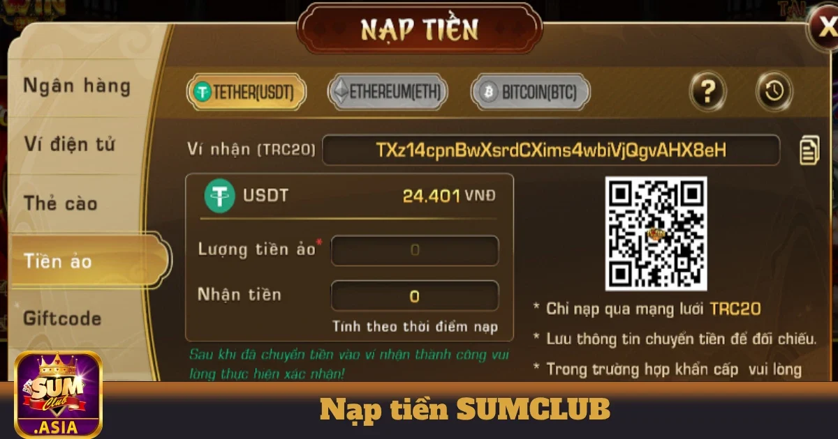 Nạp Tiền SUMCLUB - Quy Trình Thanh Toán Siêu Nhanh 2025 4 Lợi ích khi nạp tiền vào SUMCLUB