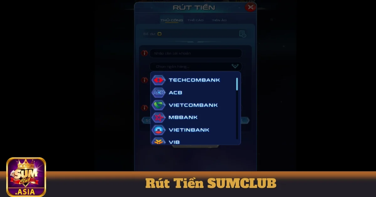 Rút Tiền SUMCLUB - Đổi Thưởng Siêu Nhanh Chóng & An Toàn 4 Thời gian xử lý giao dịch rút tiền