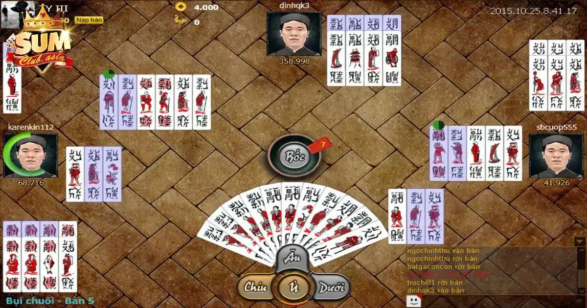 Cách Chơi Bài Chắn Tại Sumclub Dành Cho Người Mới Bắt Đầu 3 Quy tắc chíu trong game bài Chắn trực tuyến