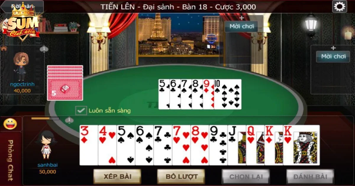 Cách Chơi Tiến Lên Sumclub – Đơn Giản, Dễ Làm Chủ Ván Đấu 2 Cớ chế đánh vòng trong cách chơi Tiến Lên