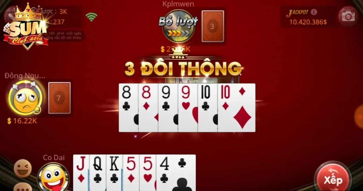 Sử dụng linh hoạt chiêu thức vừa giữa vừa bung bài